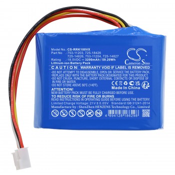 Robomow RK1000 RK1000 Pro RK2000 725-14826 18,5 V 3200 mAh ličio jonų akumuliatorius Robomow RK1000 RK1000 Pro RK2000 vejapjovėms