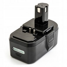 RYOBI ABP1801, ABP1803, BPP-1813, BPP-1815, BPP-1817 18V 2.0Ah NiMH pakaitinis akumuliatorius elektriniams įrankiams BIW180, CAD-180L, CAG-180M, CCD-1801, CCW-180L, CDC-181M