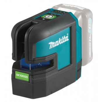 Makita SK105GDZ kryžminis lazeris (žalias spindulys)