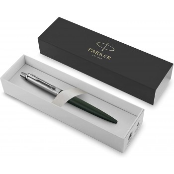Parker Jotter XL Greenwich Matte Green Tušinukas su A5 formato užrašų knygele