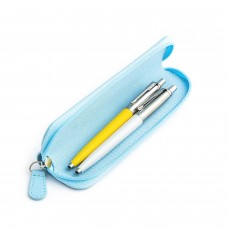 Parker Jotter Originals Yellow ir Pearl Tušinukų dovanų rinkinys su mėlynu dėklu