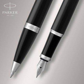 Parker plunksnakočio ir tušinuko rinkinys IM Black CT su dėklu ir dovanų maišeliu