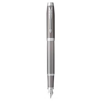 Parker IM Rituals pilkas tušinuko rinkinys su dėklu ir dovanų maišeliu