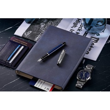 Waterman Expert Deluxe Metallic Blue CT (M) plunksnakotis - 2187681