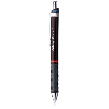 Rotring Tikky III Cc automatinis pieštukas 0,7 kaštoninės spalvos - 1904692