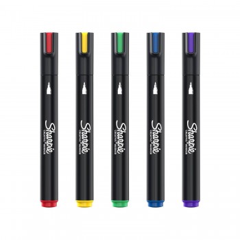 5 spalvų Sharpie akrilo markerių rinkinys su spalvinimo knygele