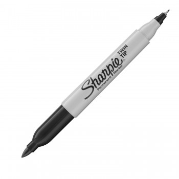 Markeris Sharpie Permanent Twin Tip juodas - S0811100