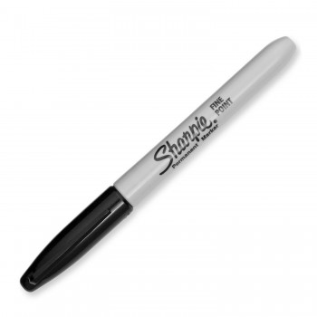 Sharpie Fine žymekliai, juodi (pakuotėje 12 vnt.) - 1996111